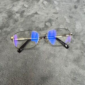 S.T. Dupont Eyeglasses Mens 56-17-141 Gold Titanium Rectangular Frame DP-3264